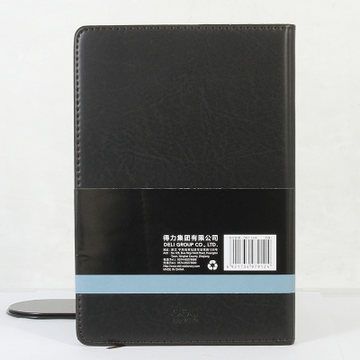 筆記本、練習本 zp得力記事本商務軟面抄7912仿皮筆記本文具 線裝 皮面記事本原始圖片3