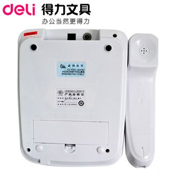 普通電話機(jī) 得力電話機(jī) 780電話機(jī) C168型電話機(jī) 來電顯示 免提撥號 帶鎖原始圖片3