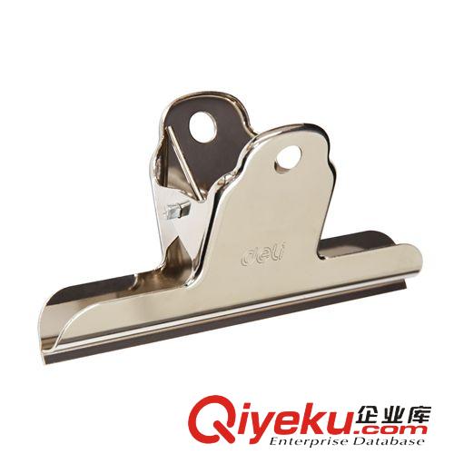 夾子 得力9532 山形鐵票夾 寬102mm 畫夾 畫板夾 不銹鋼夾子 官方zp原始圖片2
