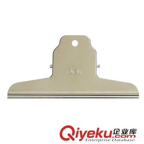 夾子 得力文具9531 145mm銀色山型鐵夾子 票據(jù)夾子 大號不銹鋼夾子原始圖片2