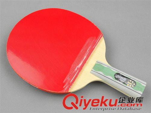 兵乓球拍 紅雙喜乒乓球拍六星 6星級6007 直拍雙面長反膠原始圖片3
