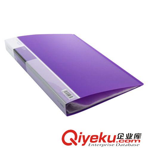 其他簿、本、冊 zp得力資料冊5035 A4文件夾插頁袋 活頁檔案冊 彩色資料冊60頁原始圖片3