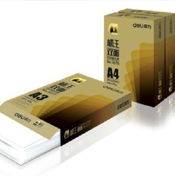 打印、復印紙 得力a4標王復印紙3570 雙面打印70g 低碳辦公用品 500張/包 zp