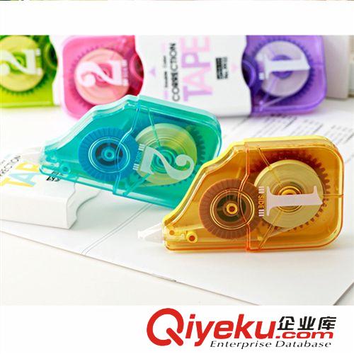 樂普升文具 樂普升9932 1帶2色雙支裝12*2彩色學生涂改帶 修正帶批發原始圖片2