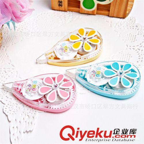 修正帶/修正貼 樂普升小清新學生修正帶 9662旋轉小花學生文具用品原始圖片2