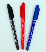 白雪文具 永光 小雙頭塑料記號(hào)筆水性記號(hào)筆 光盤筆 勾線筆 雙頭記號(hào)筆批發(fā)原始圖片3