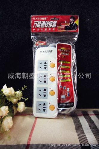 勞保用品 {wn}通SK-66插排電源插板電源插座獨立開關 4位1.8M 移動拖線板