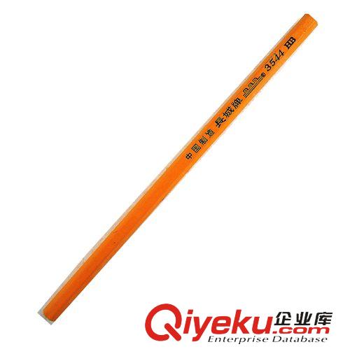 學(xué)習(xí)文具 蚌埠長城牌3544HB花桿黃桿皮頭原木鉛筆 HB學(xué)生庫存原木鉛筆批發(fā)原始圖片2