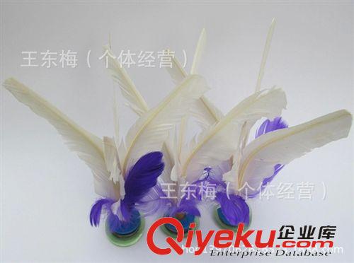 鷹牌毽子 鷹牌毽子 加重鐵片 耐踢 學樣比賽毽球 加寬鵝毛原始圖片3