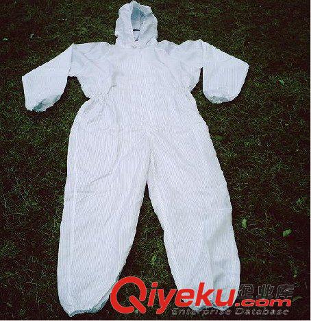 防靜電用品 廠家直銷防塵防靜電連帽防護連體服白色防塵防污防靜電工業勞保