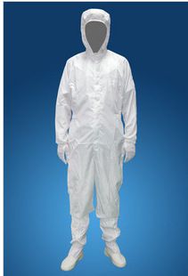 防靜電用品 廠家直銷防塵防靜電連帽防護連體服白色防塵防污防靜電工業勞保