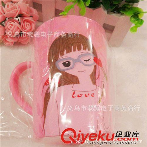 廚房必備 網絡熱賣 美女印花刷牙杯漱口杯批發 贈品 禮品貨源供應產品原始圖片2