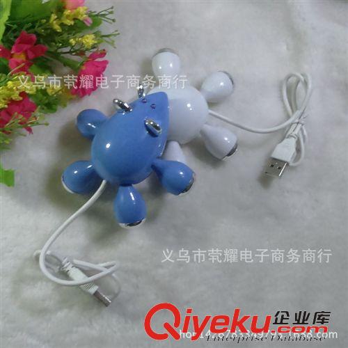 數(shù)碼配件 吸卡裝可愛老鼠USB四位分線器 集線器 四接口 義烏多元店批發(fā)產(chǎn)品原始圖片3