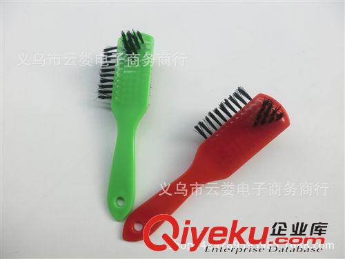 家居日用 一元二元店專批 塑料三面皮鞋刷 塑料鞋刷 尼龍鞋刷批發原始圖片2