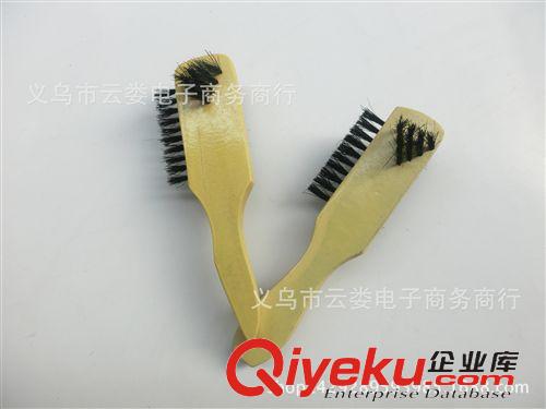 家居日用 一箱400個 木柄三面皮鞋刷 淘寶天貓店贈品貨源 一元店日用百貨原始圖片2