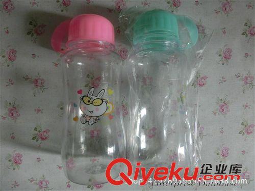 塑料制品 太空杯 塑料透明杯 便攜口杯帶蓋學生杯 二元百貨批發 廠家直銷原始圖片3