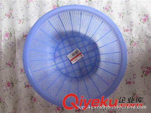 塑料制品 2元米蘭 洗米篩 洗菜篩 廠家直銷 果蔬籃 米籃 百貨批發(fā) 地?cái)們r(jià)原始圖片2