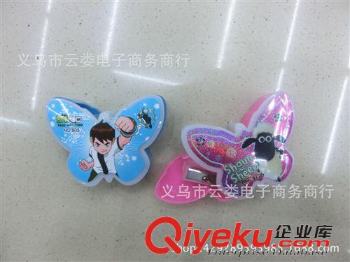 辦公、文具、學生用品 兩用卷筆刀  帶橡皮擦削筆器 卡通削筆刀  一元店文具批發原始圖片3