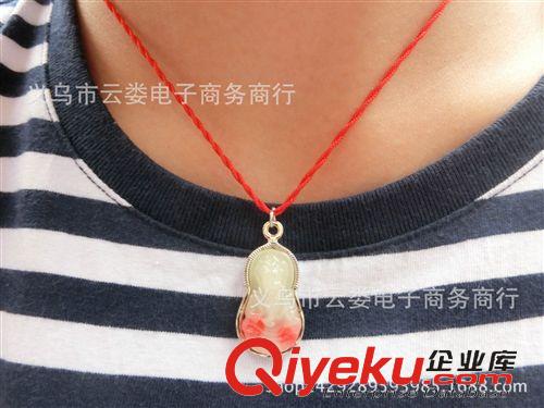 頭飾、飾品、頭繩 飾品專批 紅玉項鏈 觀音佛項鏈  創(chuàng)意好項鏈  義烏好貨源原始圖片3