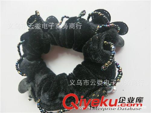 頭飾、飾品、頭繩 日用百貨專(zhuān)批 金絲絨小發(fā)圈 頭飾 飾品批發(fā) 一元店義烏小商品批發(fā)原始圖片2