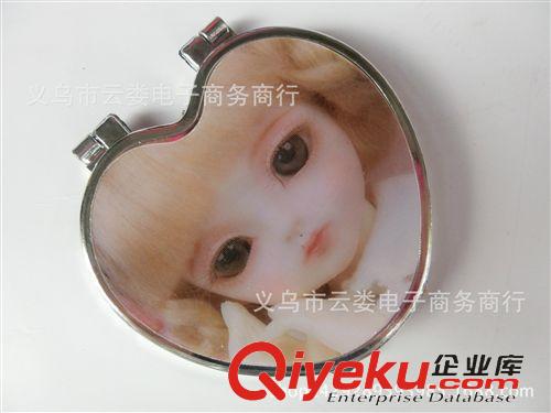 化妝用品 一元二元專批 化妝鏡 眨眼睛娃娃小鏡子 便攜折疊鏡子 鏡子廠家原始圖片3