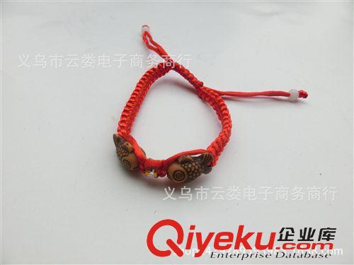 一元專批 小飾品 紅繩子金魚手鏈 雙魚手鏈 卡通手鏈 義烏市小商品專批原始圖片3