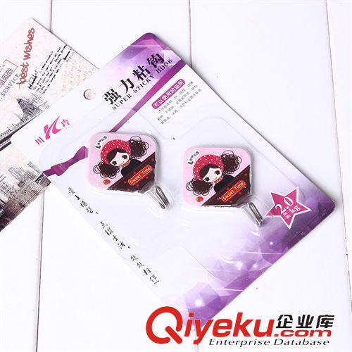 一元百貨 1元店 掛鉤 2個(gè)卡通粘鉤 掛鉤 強(qiáng)力粘鉤 批發(fā) 廠家直銷