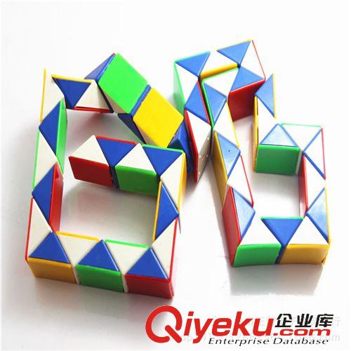兩元百貨 1元店 魔尺 DIY變形 異形魔方學生益智玩具 地攤貨源批發原始圖片3