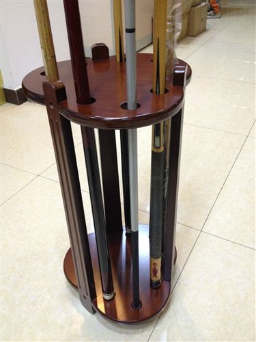 臺(tái)球配件 諾客gd實(shí)木臺(tái)球桿架落地放桿器 10孔桿架原始圖片2