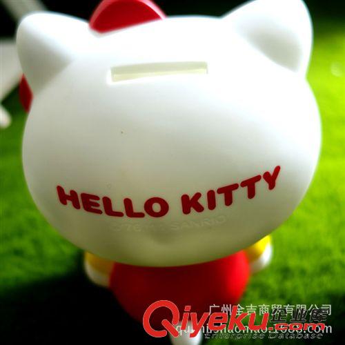 搪塑膠公仔 KT貓 hello kitty 公仔手辦模型凱蒂貓存錢罐玩具兒童禮物儲(chǔ)蓄罐