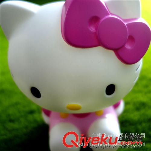 搪塑膠公仔 KT貓 hello kitty 公仔手辦模型凱蒂貓存錢罐玩具兒童禮物儲(chǔ)蓄罐