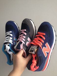 香港紐巴倫N子鞋 新款上架百搭拼色N字母鞋韓國跑步鞋N字鞋韓版女鞋運動鞋 情侶鞋原始圖片2