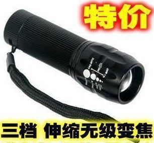 LED強(qiáng)光手電筒 出口歐美 精美gd尼龍手電筒布套/手電筒包/手電筒套子