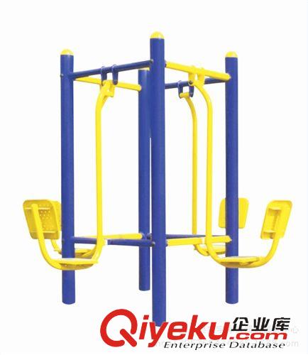 健身路徑/室外健身器材 四人坐蹬 蹬力訓練器