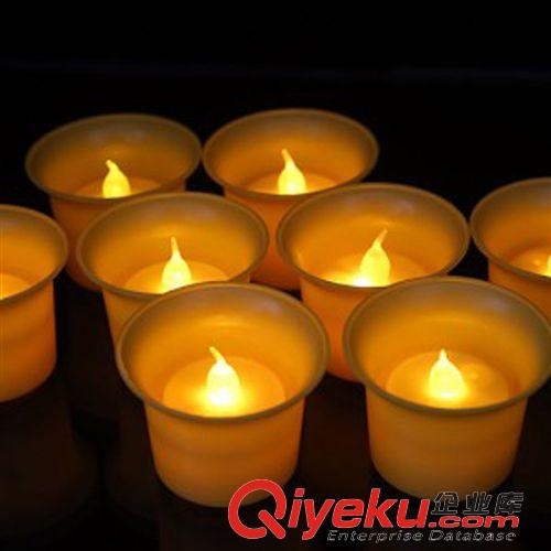 七夕特賣 廠家直銷 夢幻閃爍酒杯蠟燭彩杯燈 圣誕求婚表白制造浪漫氛圍必備原始圖片2