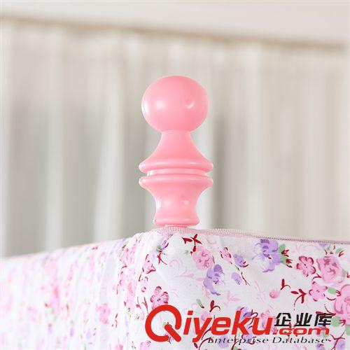 新款精美蚊帳 批發(fā)豪華宮廷公主蚊帳三開(kāi)門(mén)不銹鋼折疊落地文帳帳子wenzhang原始圖片3