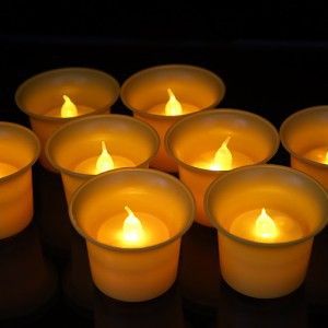 氛圍燈 廠家直銷酒杯電子蠟燭生日婚慶led蠟燭小夜燈酒吧活動氣氛燈批發(fā)原始圖片3