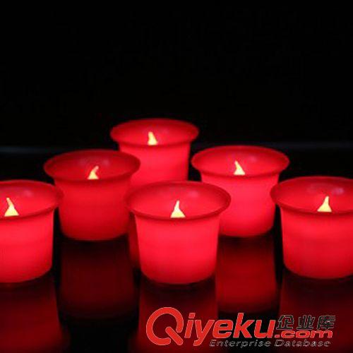 氛圍燈 廠家直銷 夢幻閃爍酒杯蠟燭彩杯燈 圣誕求婚表白制造浪漫氛圍必備原始圖片3