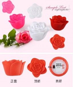 新品上架 七夕情人節玫瑰小夜燈 浪漫玫瑰花創意生日禮品燈愛心燈 led夜燈原始圖片2