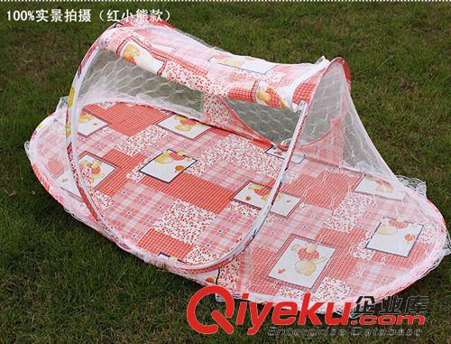 蚊帳 便攜式嬰兒蚊帳 帶支架有底寶寶床蒙古包 兒童可折疊幼兒戶外帳篷原始圖片3