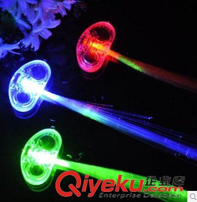 七彩發(fā)光小夜燈 發(fā)光辮子 LED光纖絲辮舞會(huì)酒吧迪吧演唱會(huì)超炫新款閃光辮子批發(fā)原始圖片2