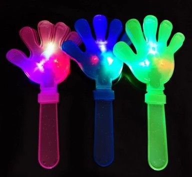 七彩發(fā)光小夜燈 供應手拍 LED發(fā)光手掌 拍拍手器 酒吧 演唱會活動用品助威道具原始圖片3