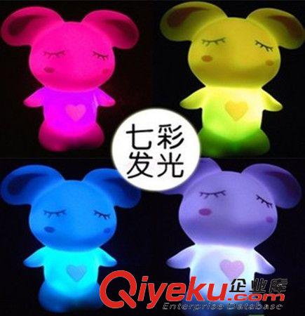 酒吧夜場用品 led變色小夜燈 七彩小夜燈 創意小夜燈 夜市地攤貨源批發 可混批原始圖片2