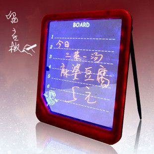 酒吧夜場(chǎng)用品 手寫熒光廣告板 發(fā)光留言批發(fā) LED創(chuàng)意禮物 特價(jià)促銷 地?cái)偙貍湓紙D片2