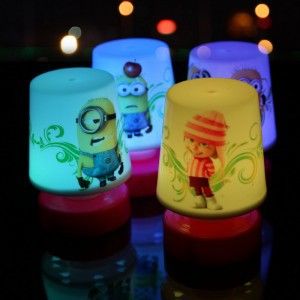 酒吧夜場用品 情侶拍拍臺燈/卡通拍拍燈/浪漫情人節/創意 用電池 高亮度小夜燈