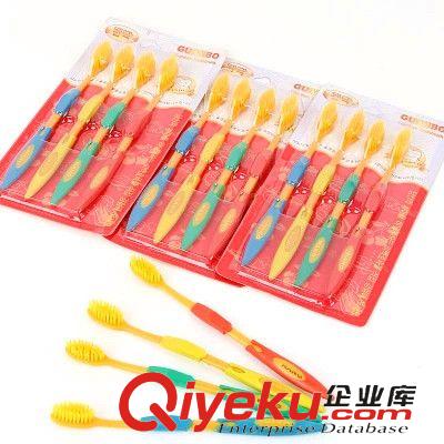 賓館 酒店一次性用品 韓國竹炭纖維超細牙刷批發 牙刷軟毛保健納米樹脂牙刷 4支裝