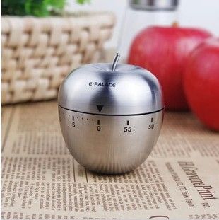 廚房定時器 不銹鋼蘋果定時提醒器/廚房定時器 公司活動促銷禮品創意實用批發原始圖片2
