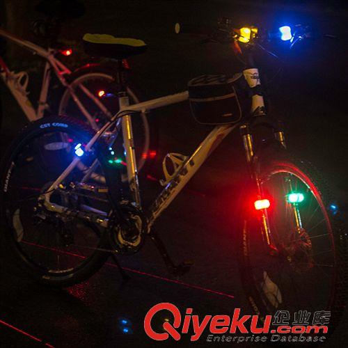 tuban戶外探險 2個青蛙燈 硅膠警示燈死飛山地車尾燈 單車裝備配件 自行車前燈原始圖片3