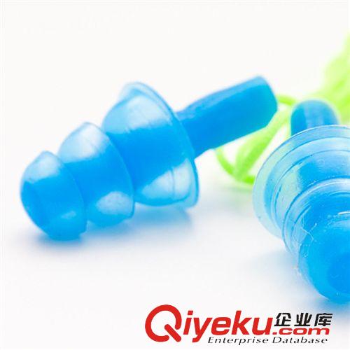 tuban戶外海島 防水耳塞帶繩專業(yè)全套游泳裝備防水配件硅膠耳塞防中耳炎游泳必備原始圖片3