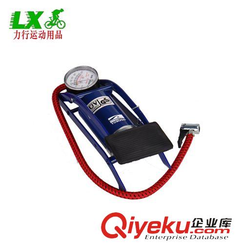 騎行配件 車載腳踩打氣筒 高壓腳踏/ 摩托車 自行車打氣筒/車用腳踩打氣泵原始圖片2